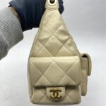 Hobo Maxi Lambskin Beige