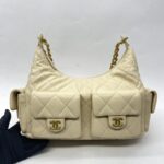 Hobo Maxi Lambskin Beige