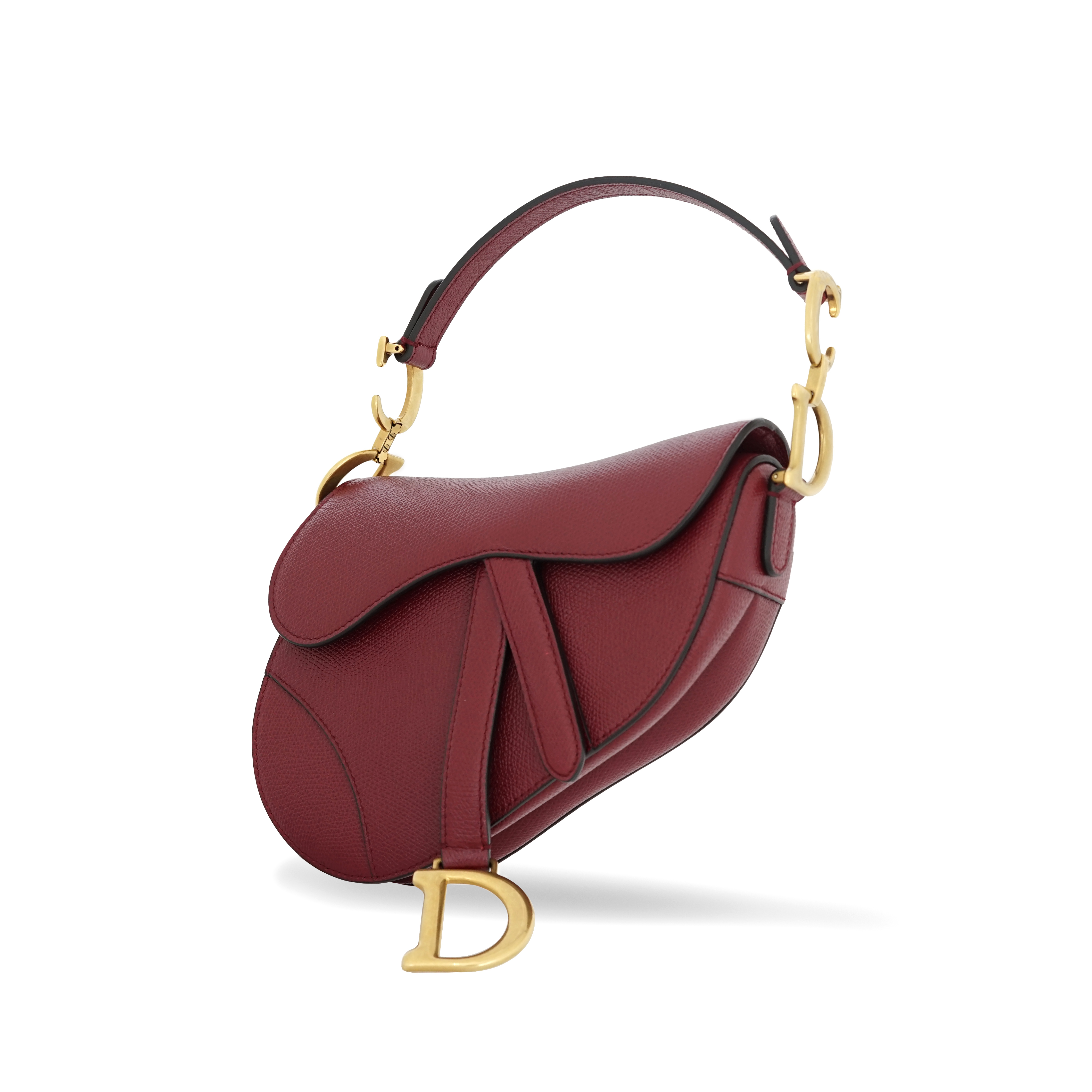 Saddle Mini Grain Red