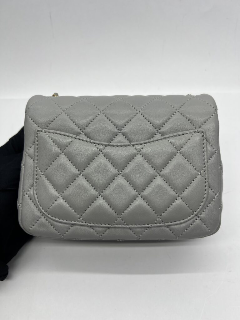 Mini Square Pearl Crush Light Grey