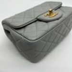 Mini Square Pearl Crush Light Grey