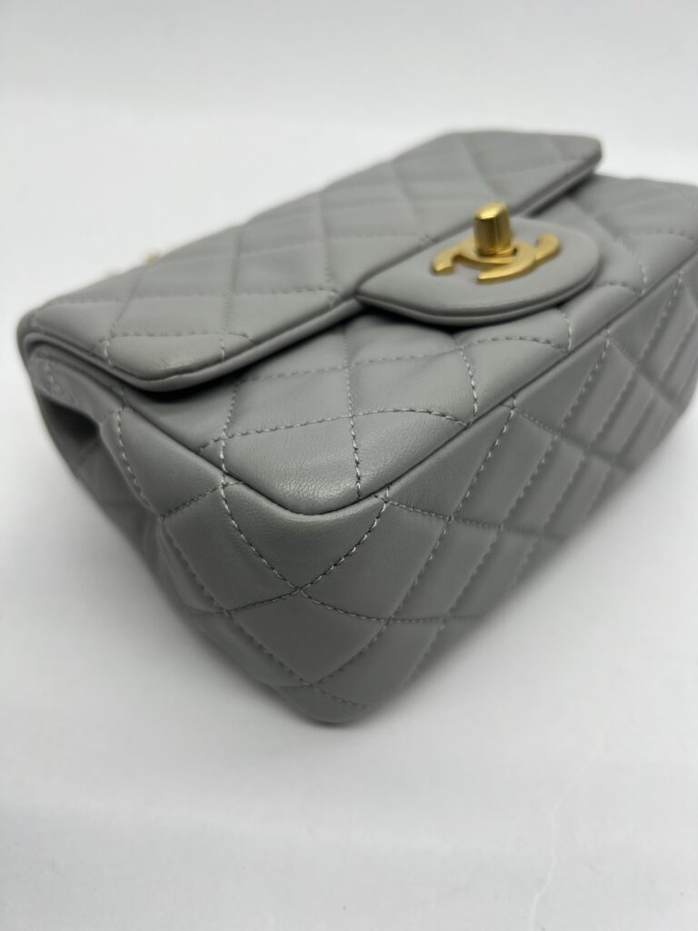Mini Square Pearl Crush Light Grey