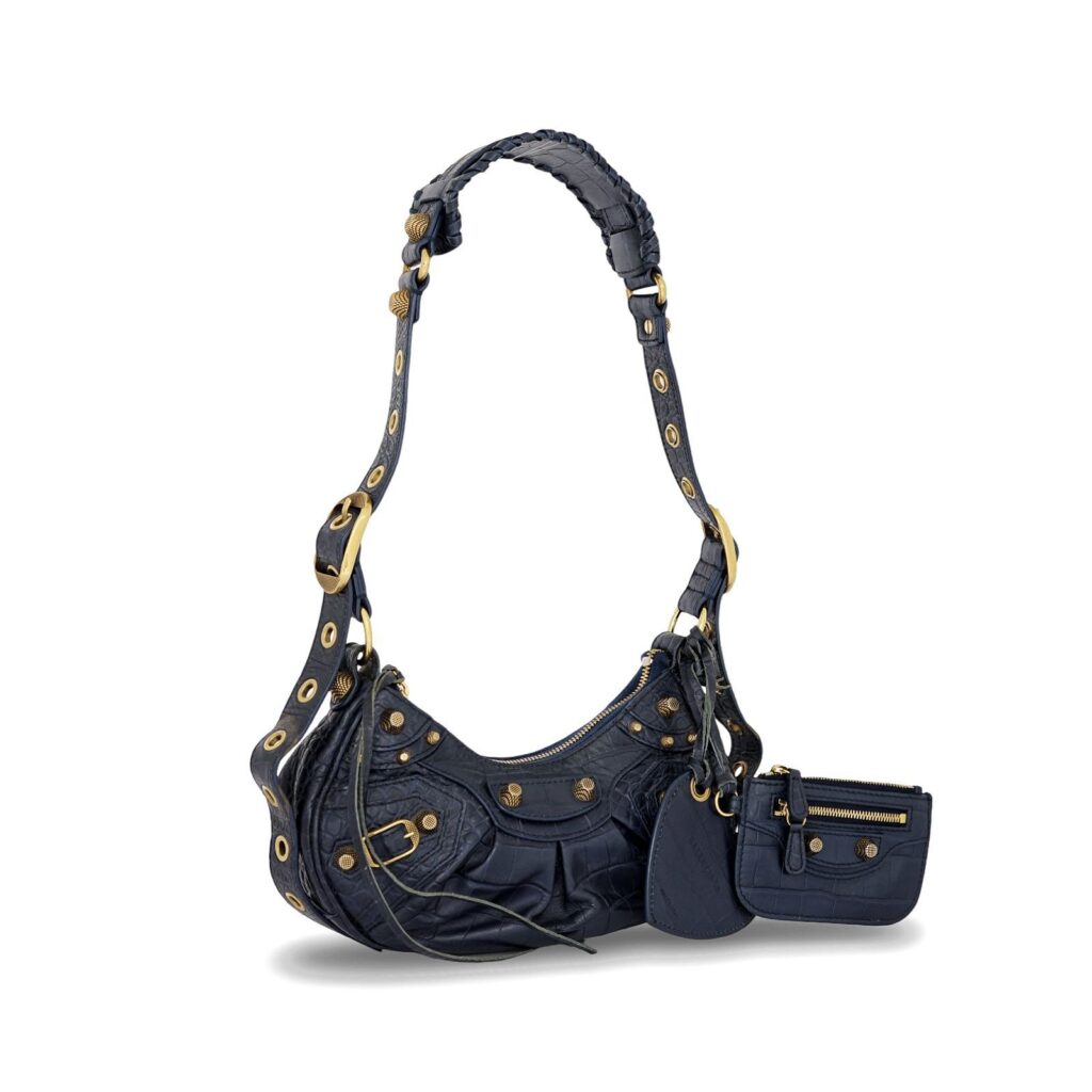 LE Cagole XS Croco Navy