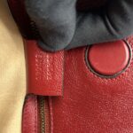 Marmont Slim Shoulder Leather Black Red