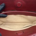 Marmont Slim Shoulder Leather Black Red