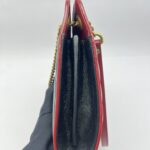 Marmont Slim Shoulder Leather Black Red