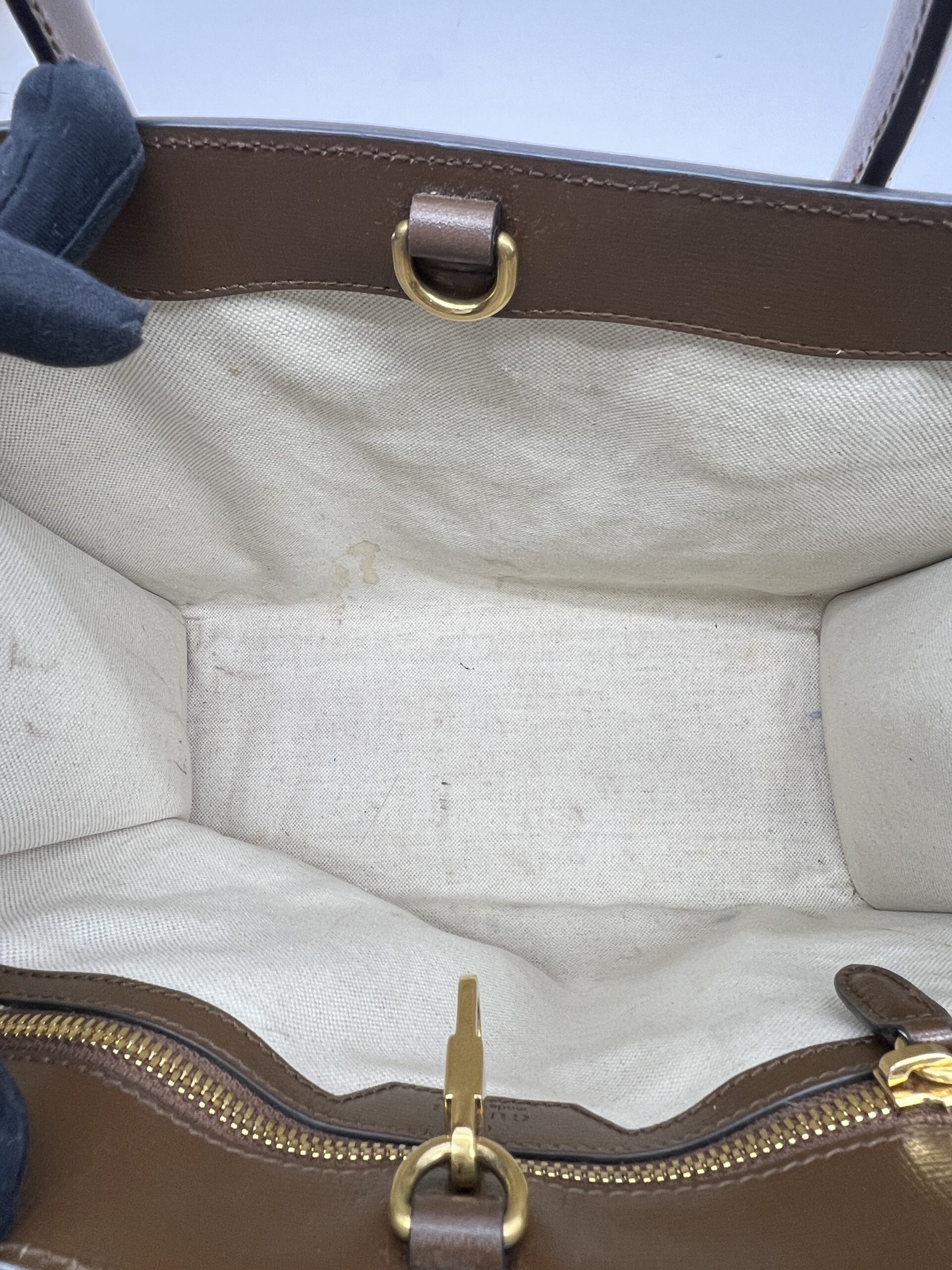 Vertical Tote Supreme Canvas Brown Flora