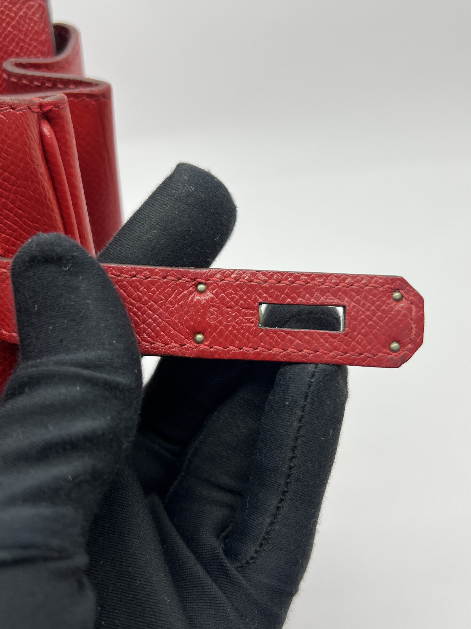 Birkin 35 Epsom Rouge Casaque