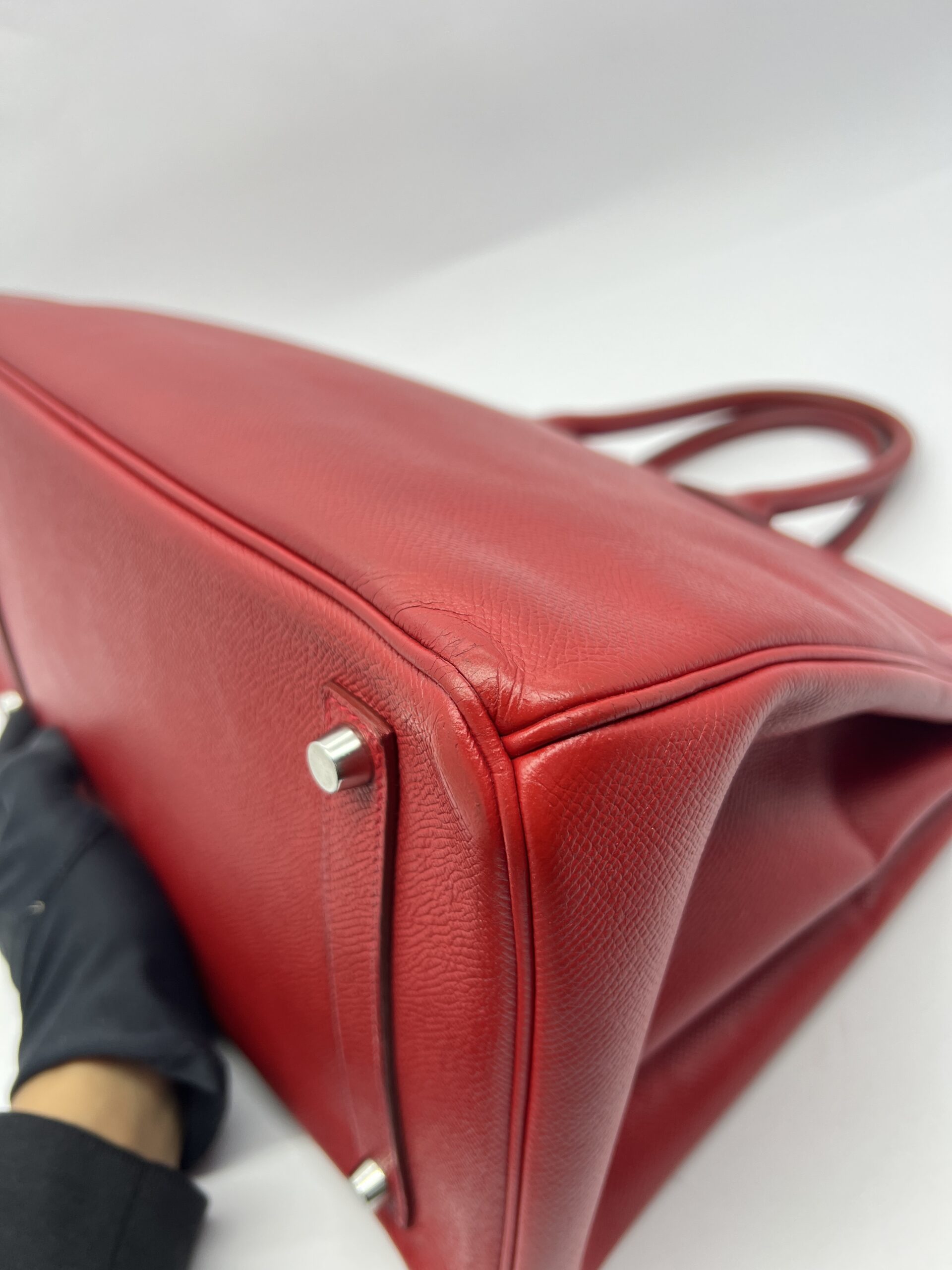 Birkin 35 Epsom Rouge Casaque