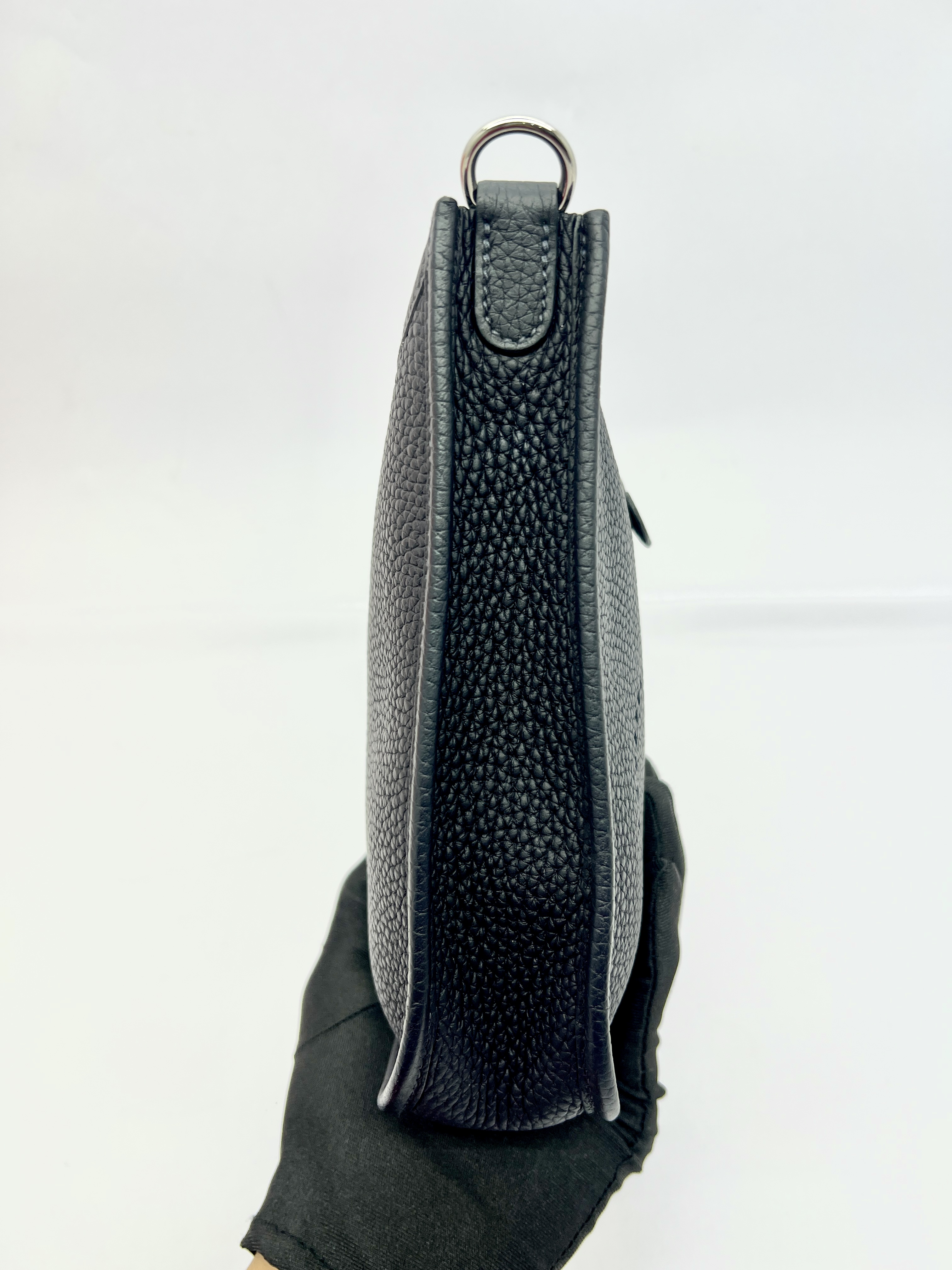 Mini Evelyn Clemence Noir Amazone Strap