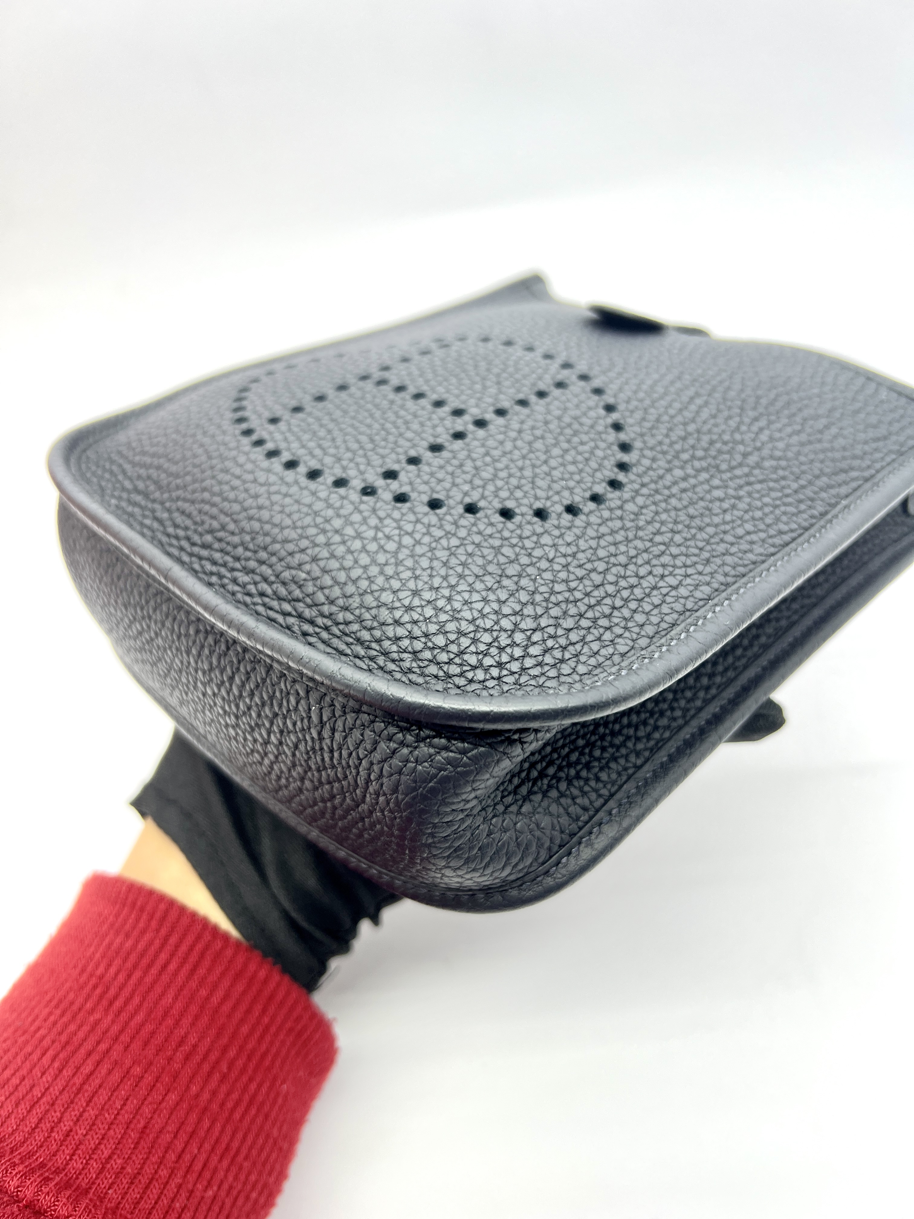 Mini Evelyn Clemence Noir Amazone Strap