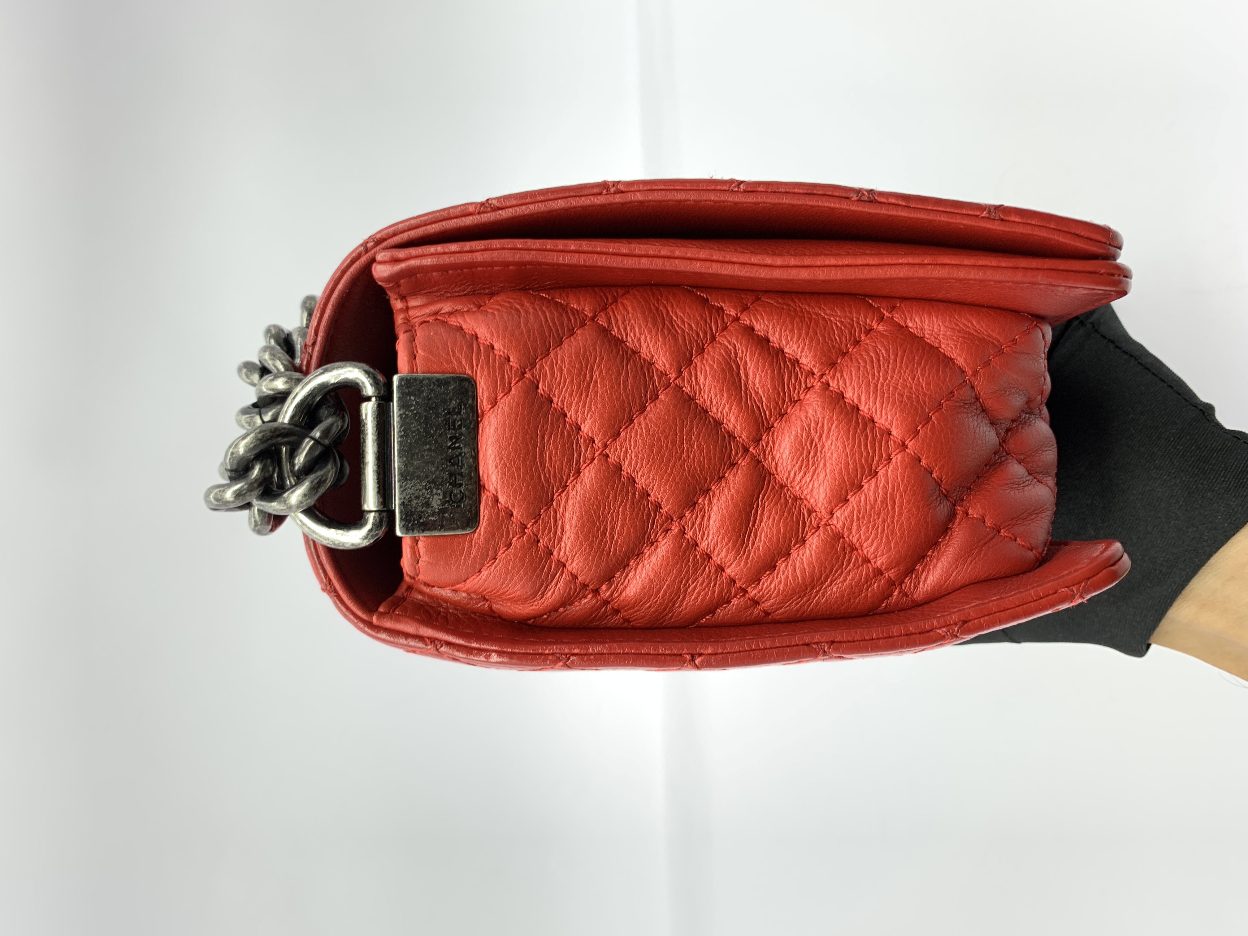 Boy 28 Reverso Calf Red