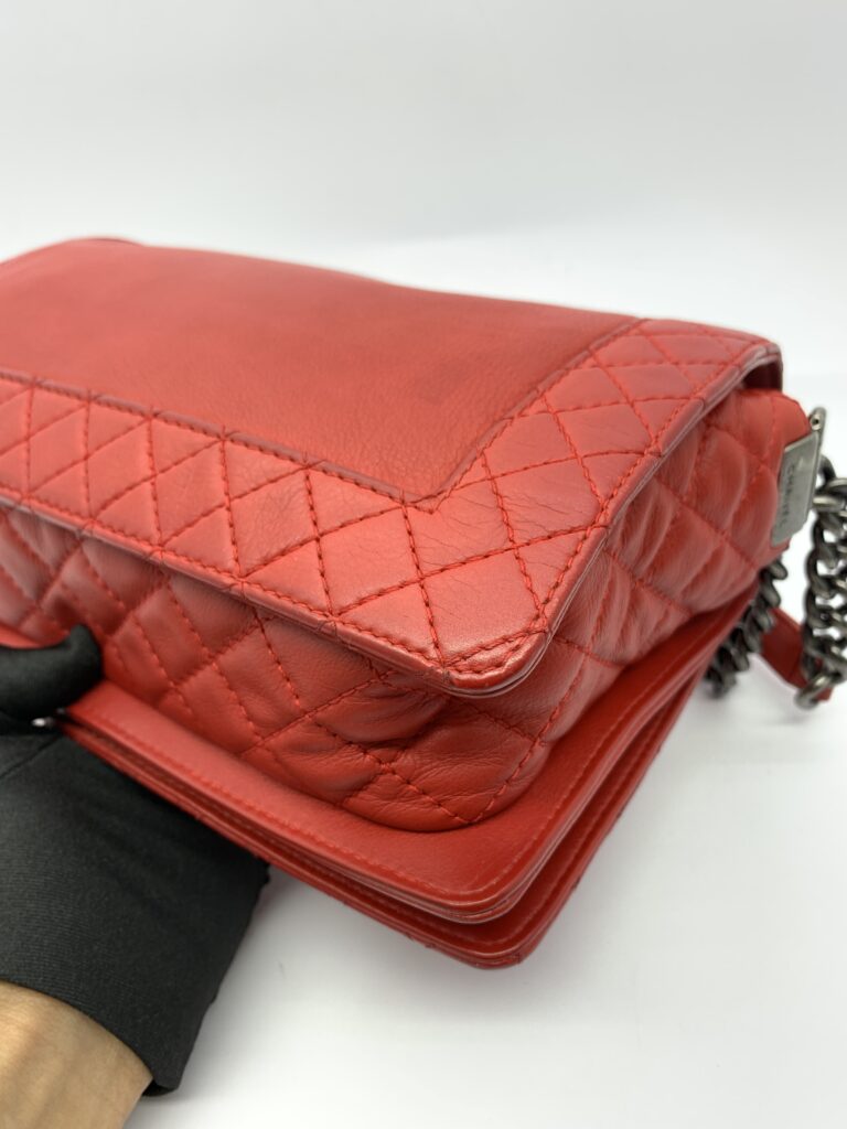 Boy 28 Reverso Calf Red