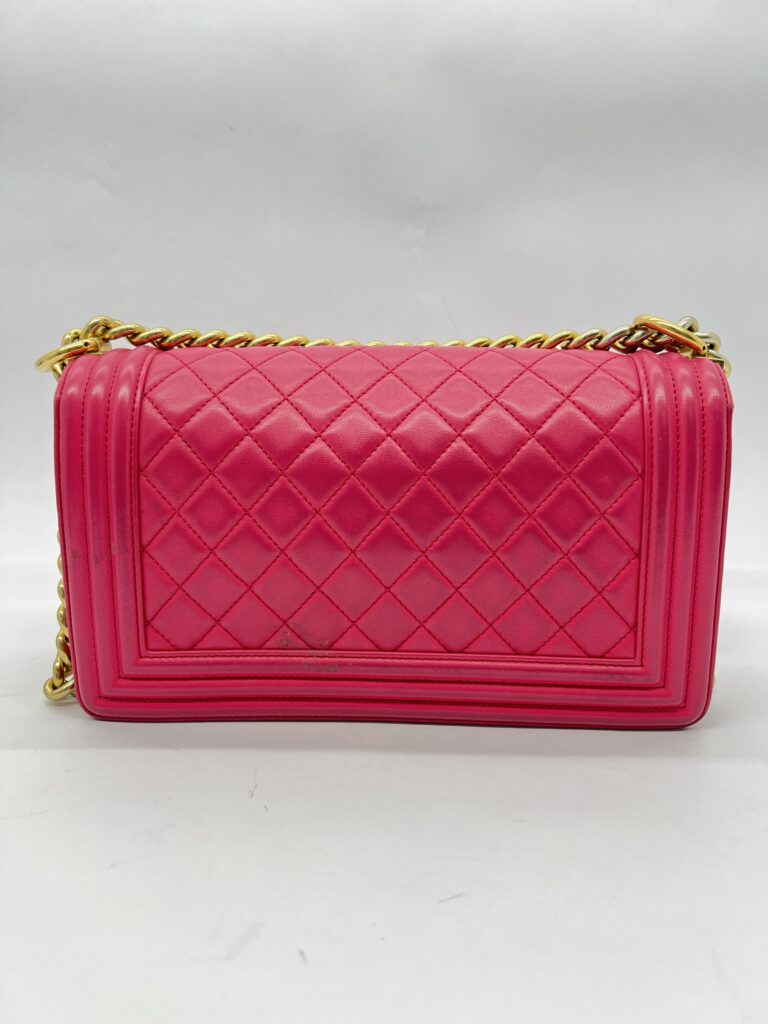 Boy 25 Lambskin Fuschia