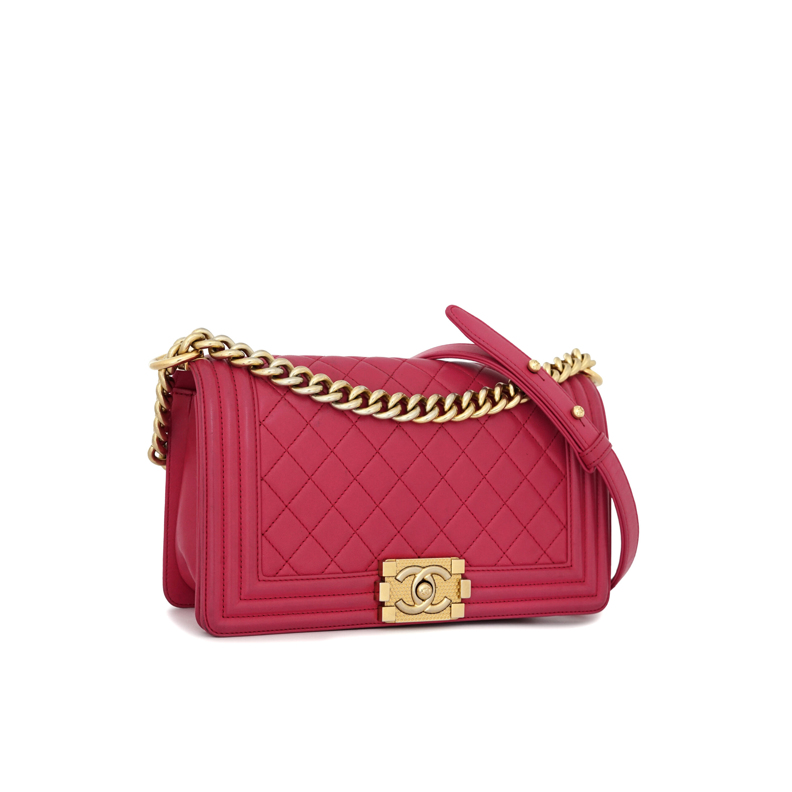 Boy 25 Lambskin Fuschia