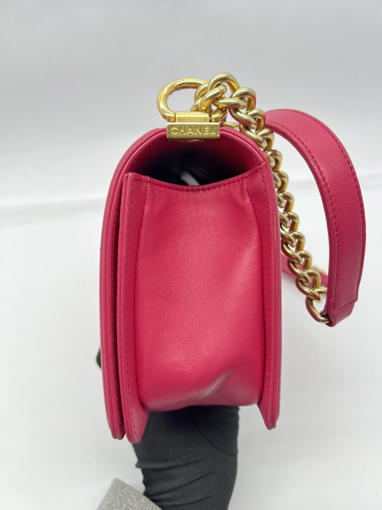 Boy 25 Lambskin Fuschia