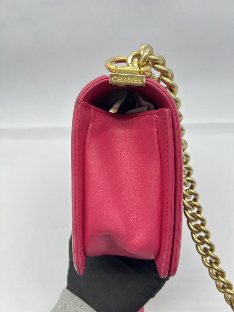 Boy 25 Lambskin Fuschia