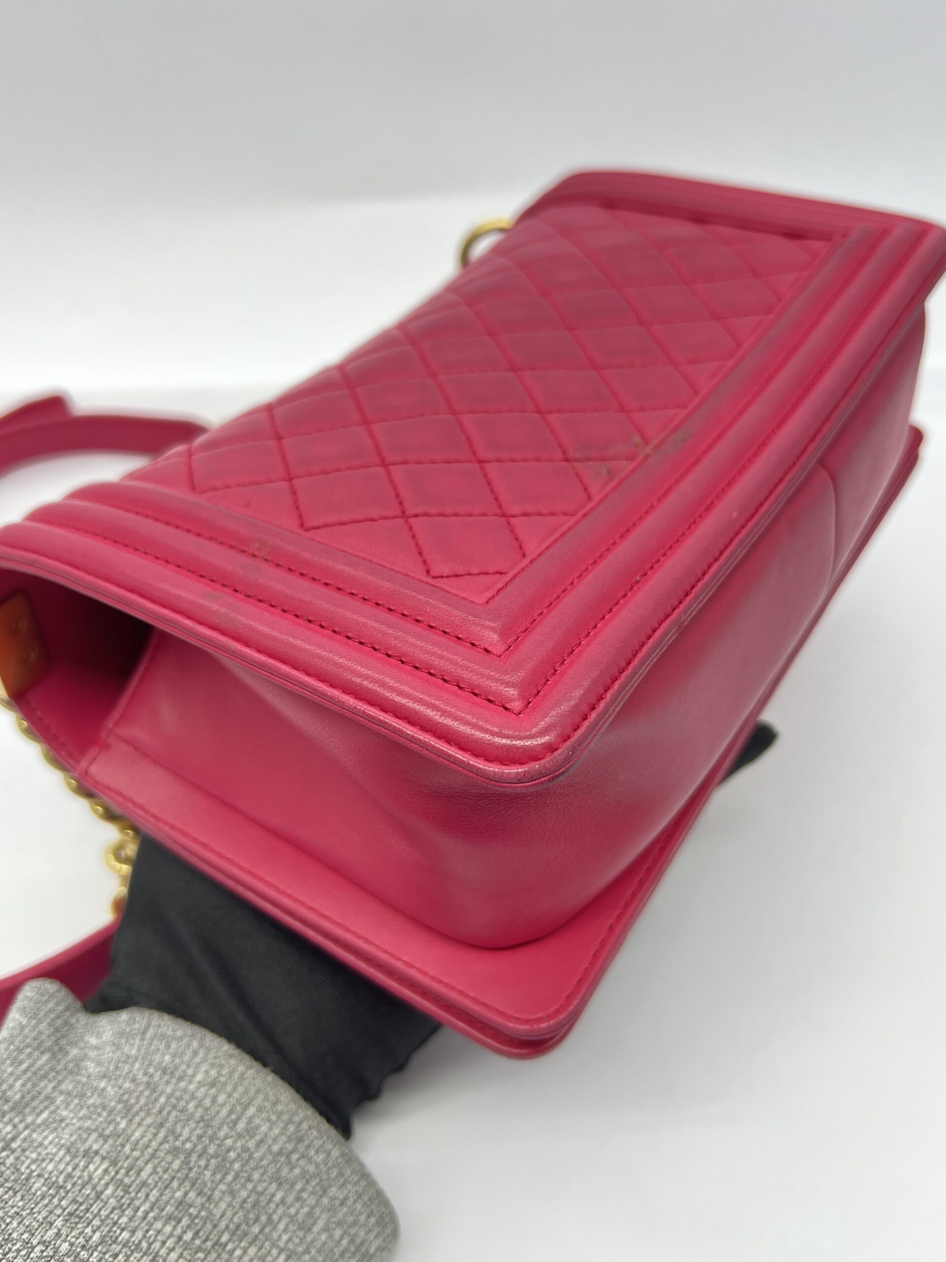 Boy 25 Lambskin Fuschia