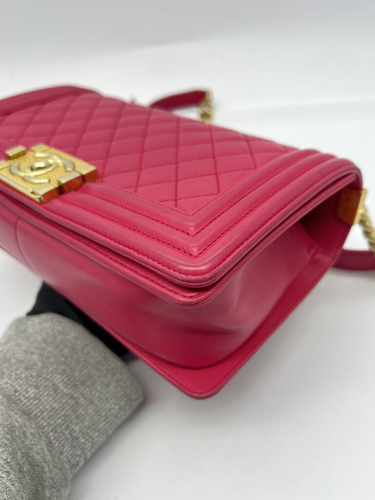 Boy 25 Lambskin Fuschia