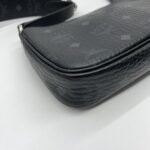 Multipochette Visetos Canvas Black White Cognac