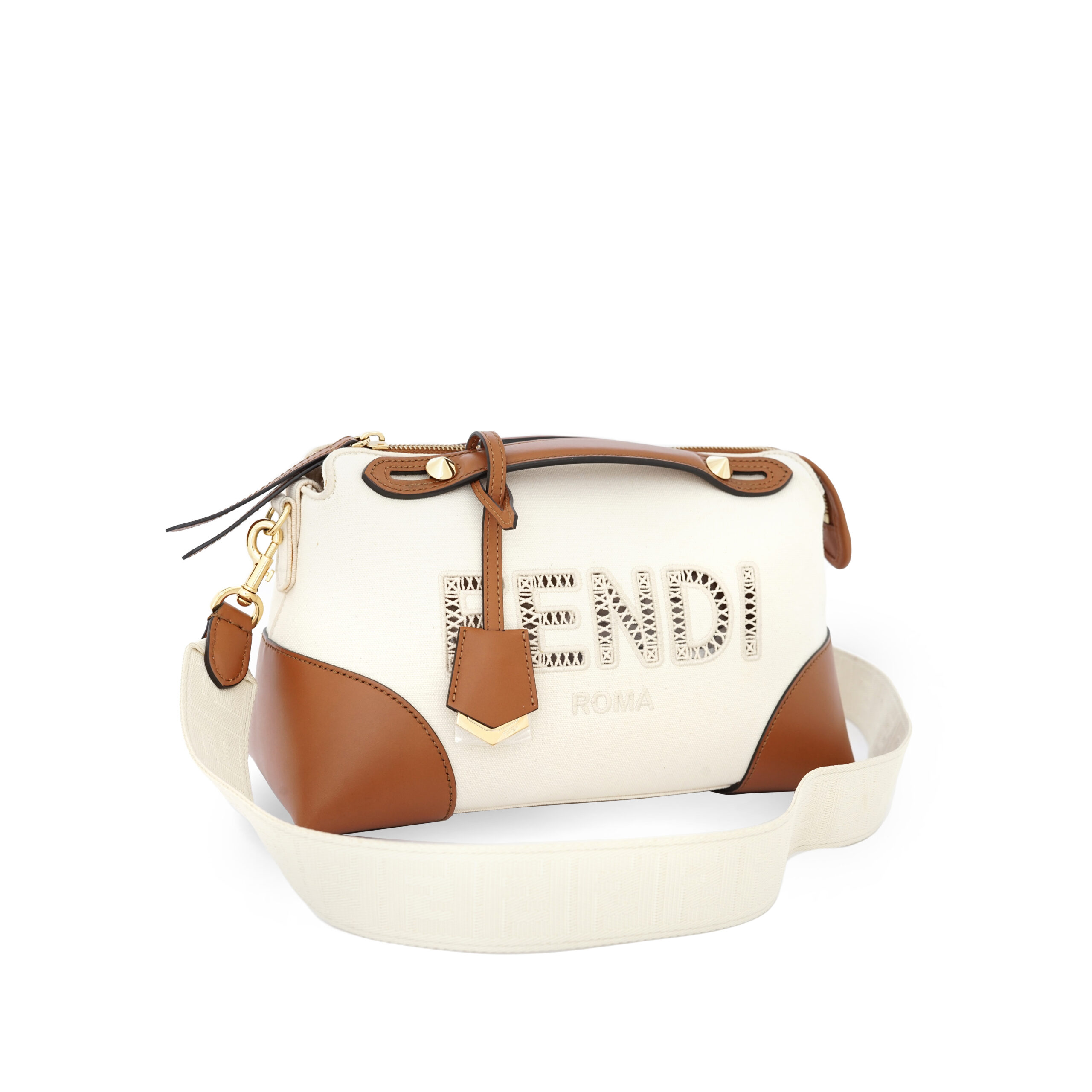 BTW Medium Canvas Mix Leather Tan