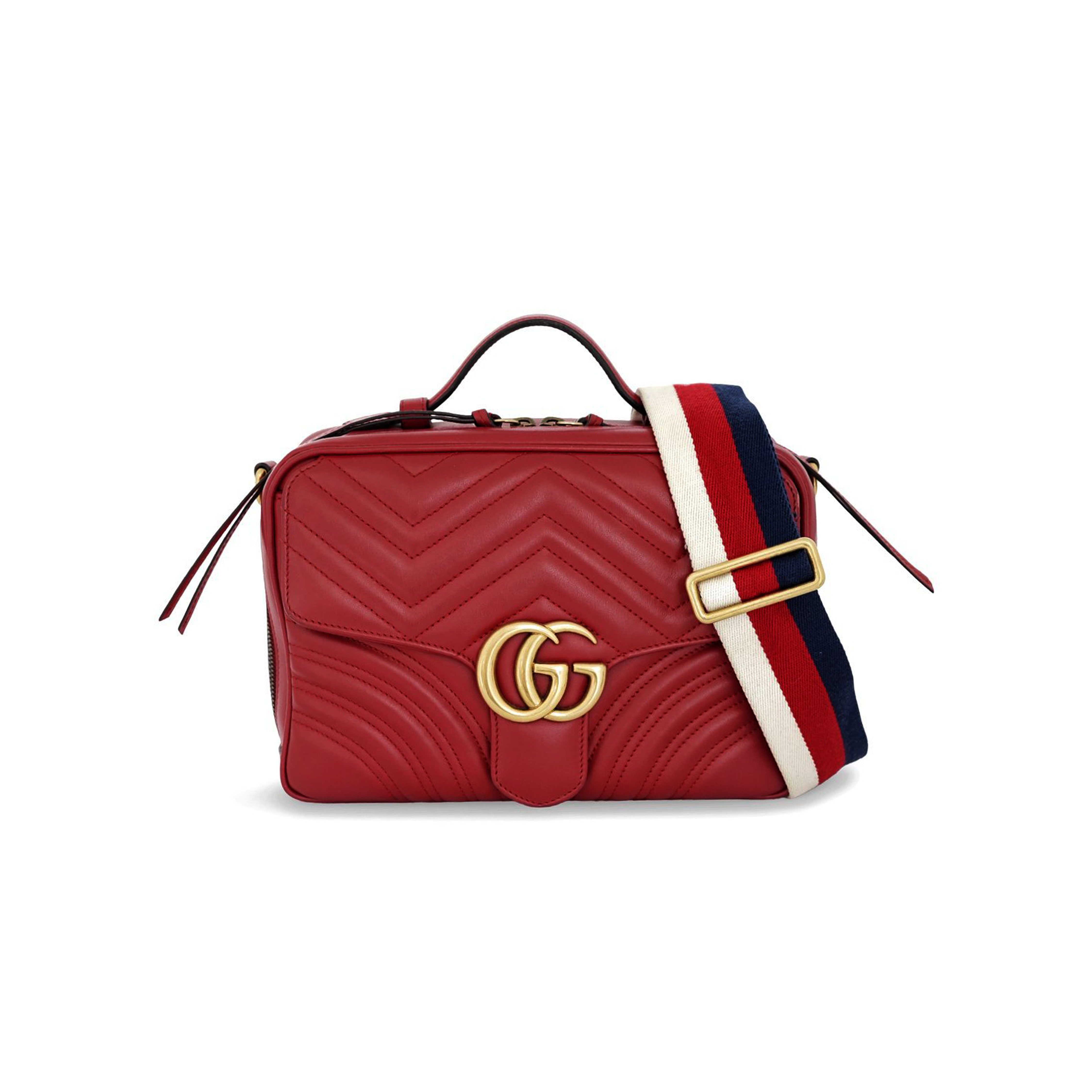 Marmont Zip Top Handle Red
