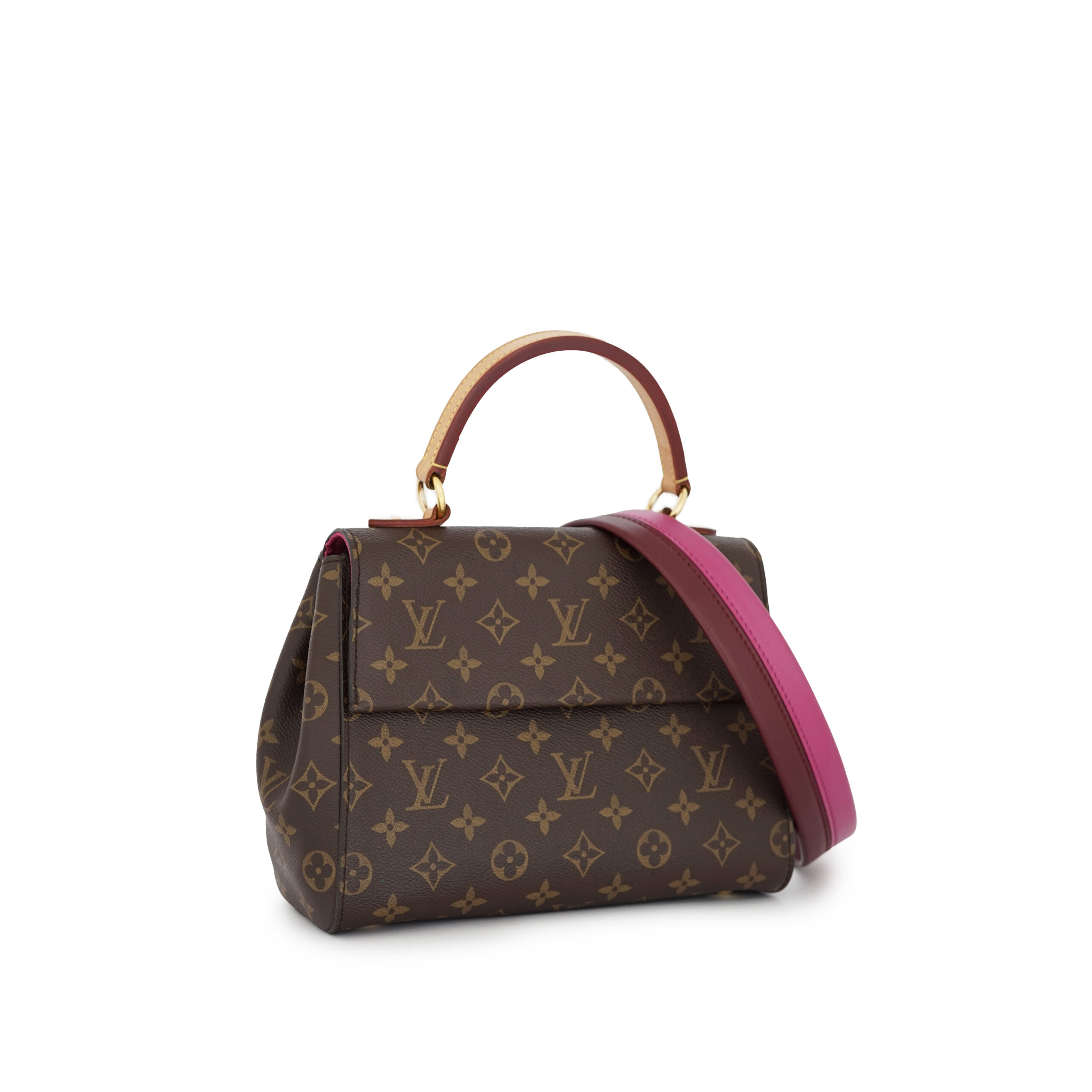 Cluny Bb Monogram Bordeaux Fuchsia