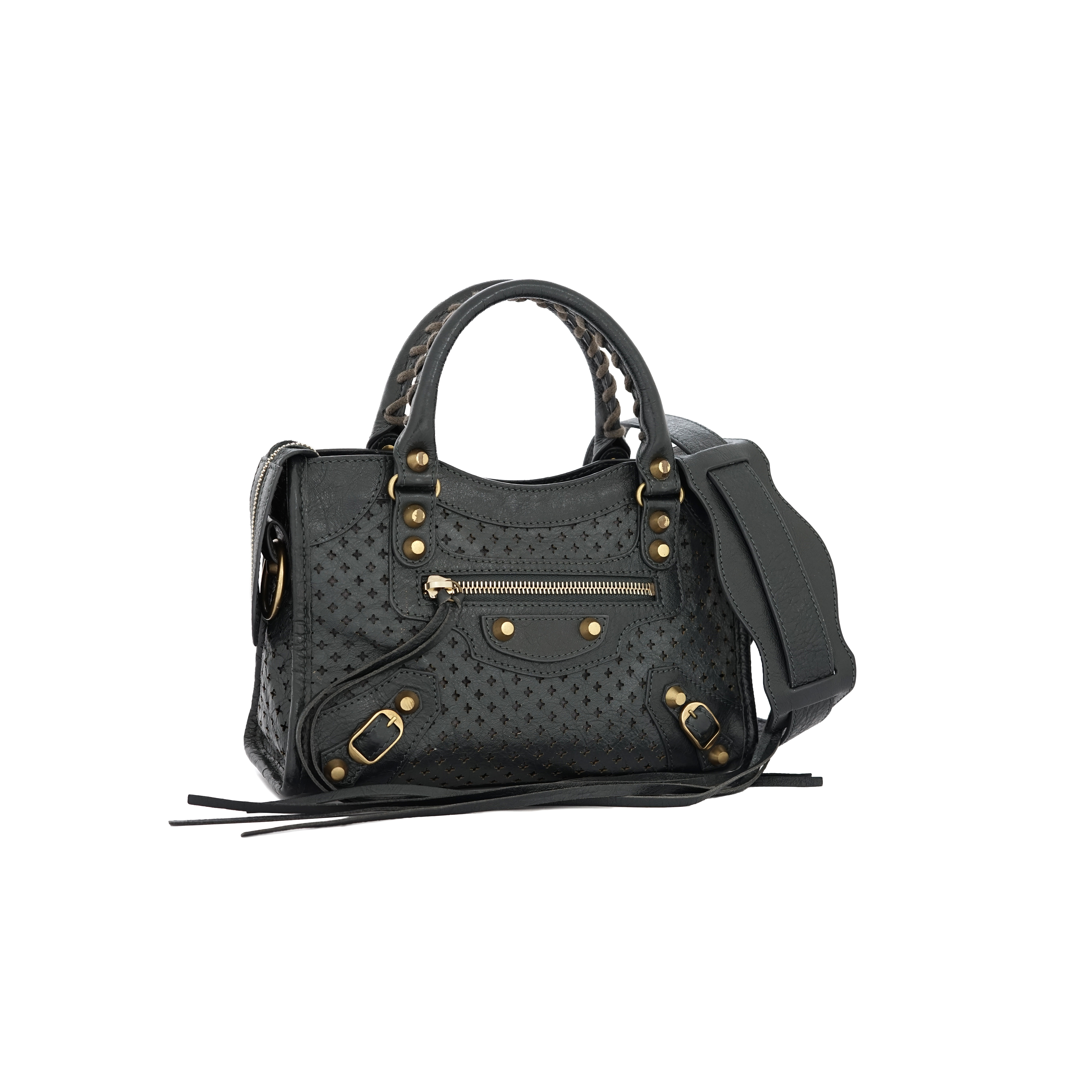 Mini Classic City Perforated Dark Grey