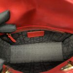 Lady Dior Small Lambskin Red