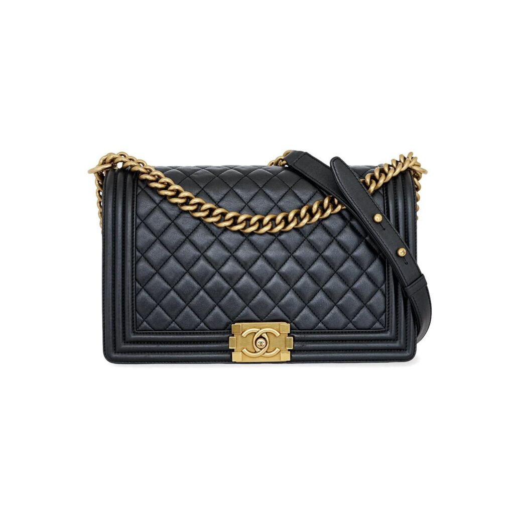 Boy 28 Lambskin Black