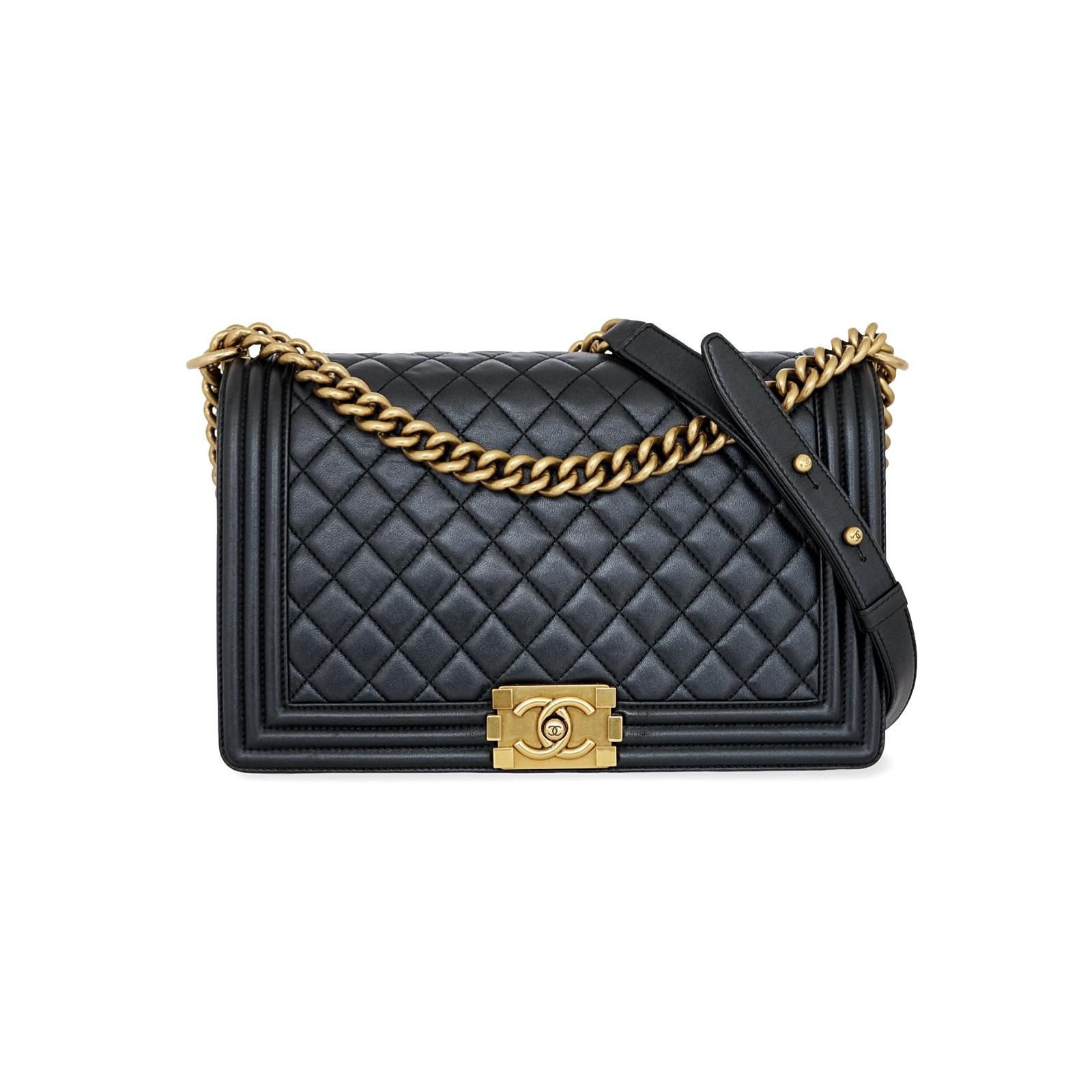 Boy 28 Lambskin Black