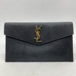 Uptown Clutch Grain Black