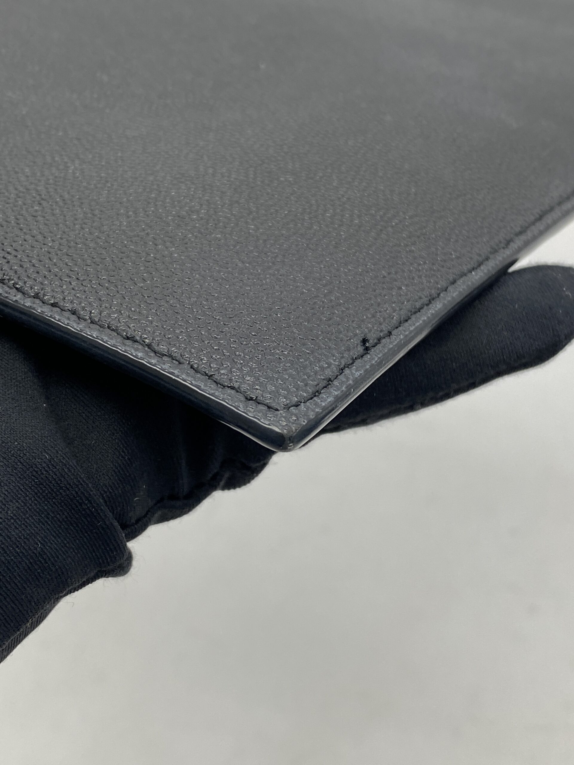 Uptown Clutch Grain Black