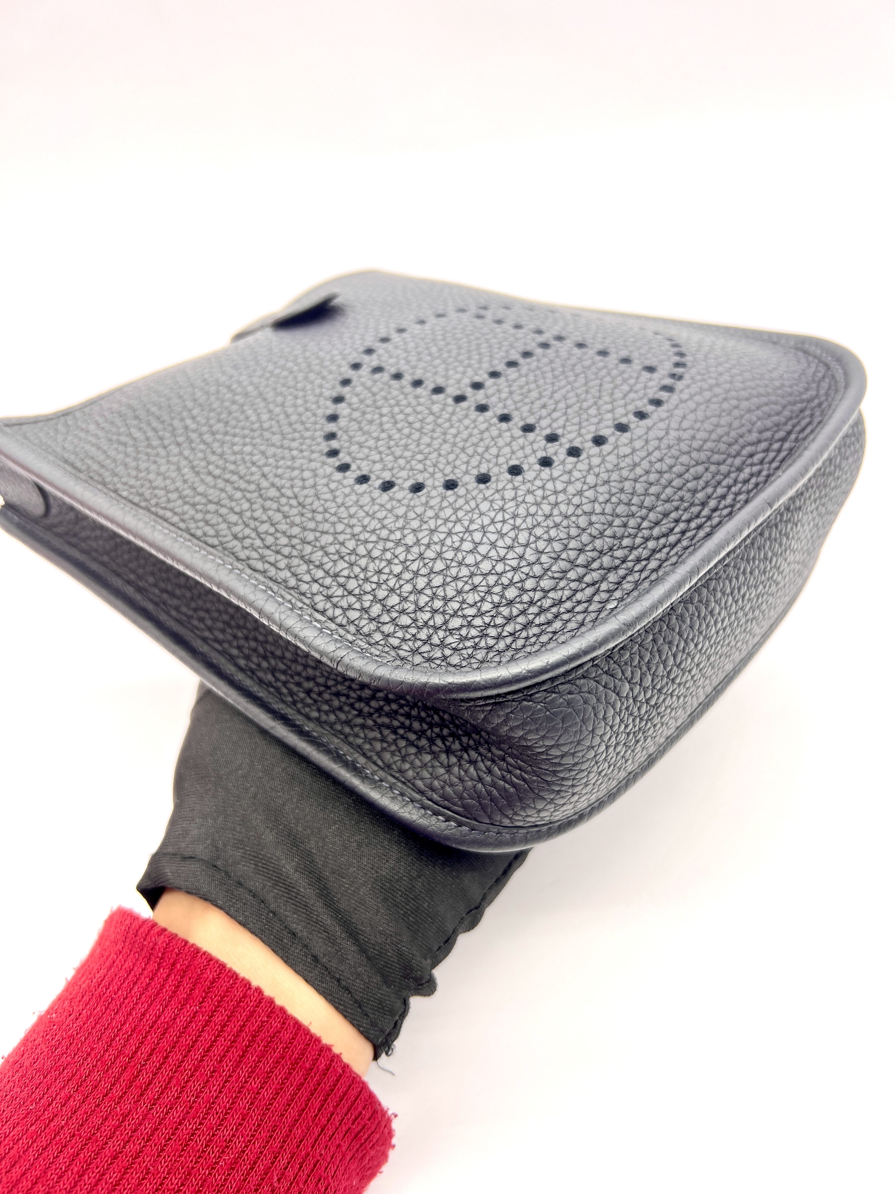 Mini Evelyn Clemence Noir Amazone Strap