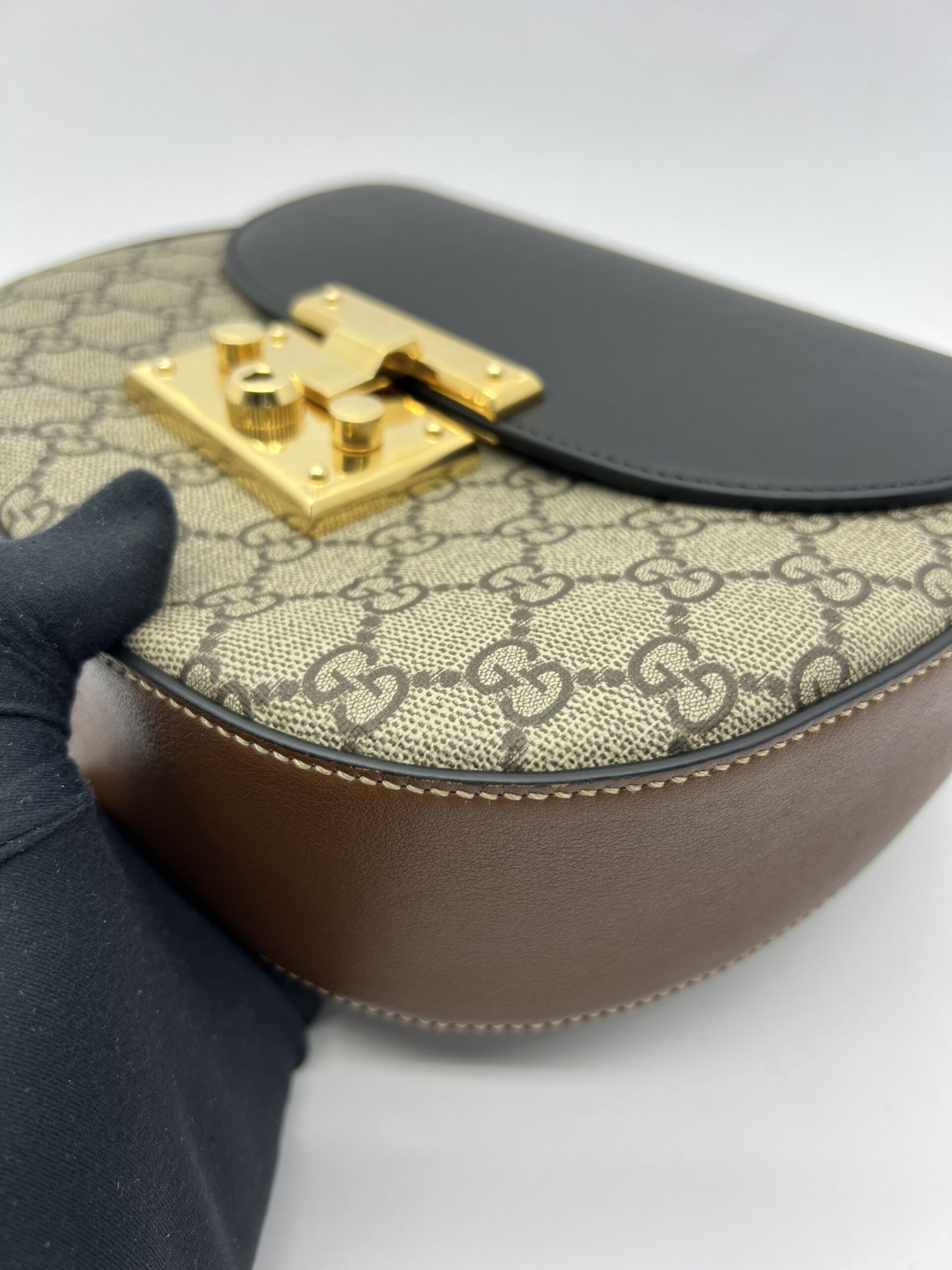 Web Padlock GG Supreme Brown Black