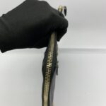 Zip Clutch Black Agneau GHW