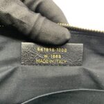 Zip Clutch Black Agneau GHW