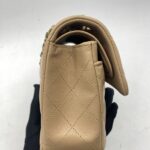 Small Classic Double Flap Lambskin Beige