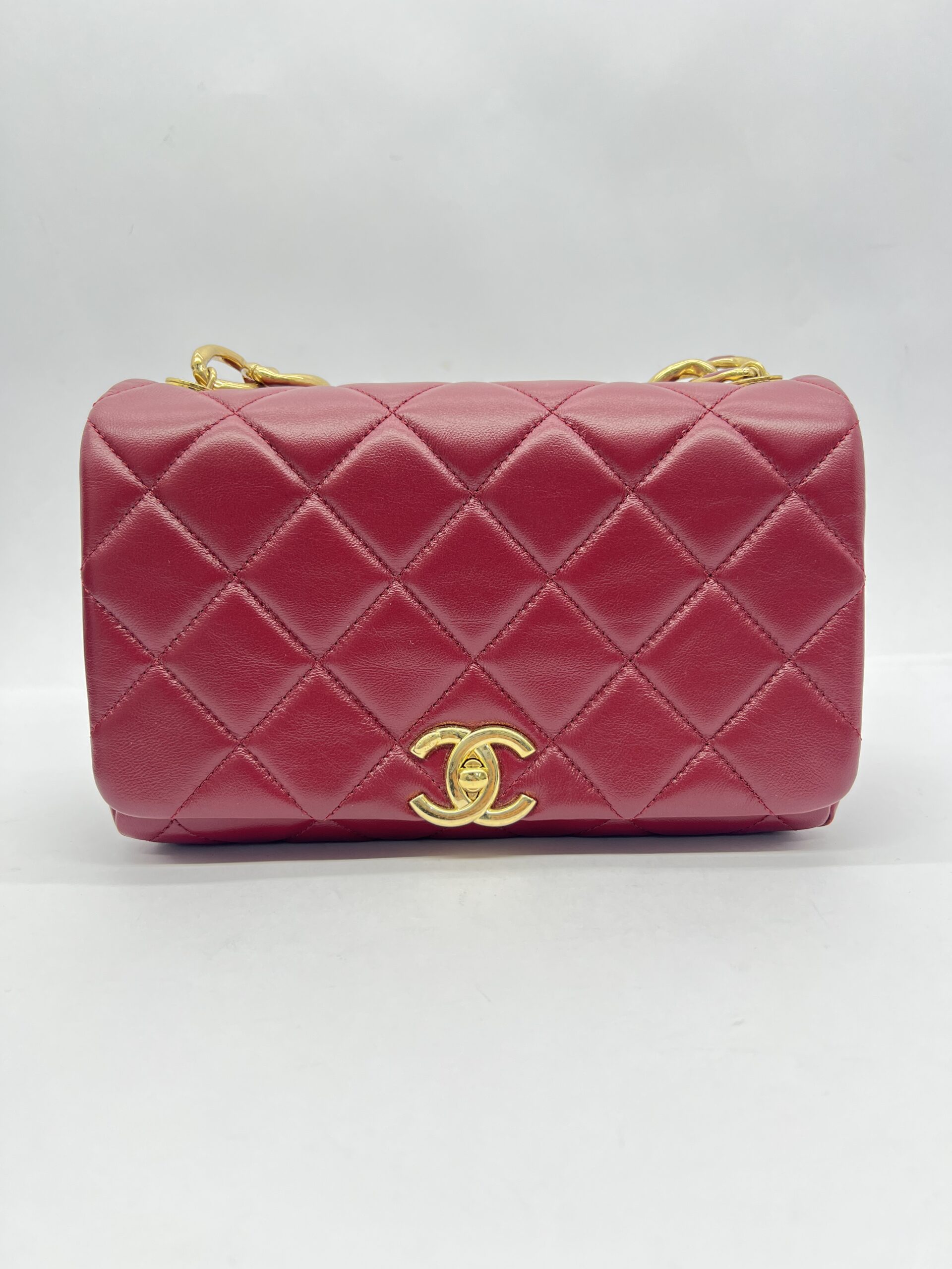 Color Match Flap Burgundy