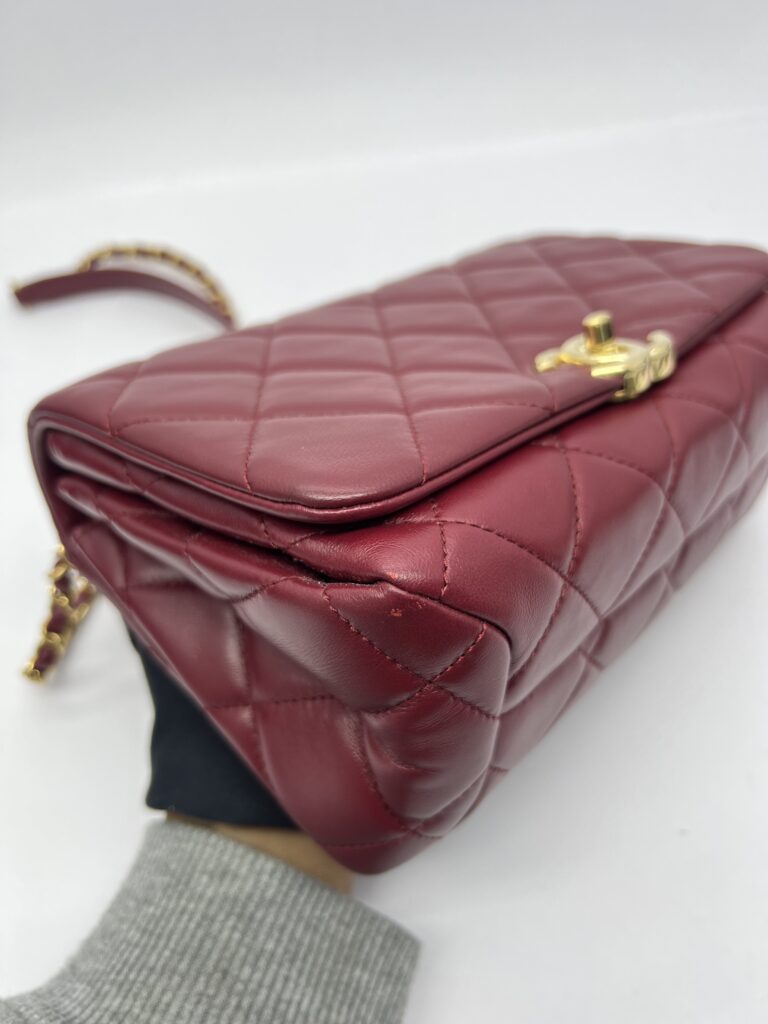 Color Match Flap Burgundy