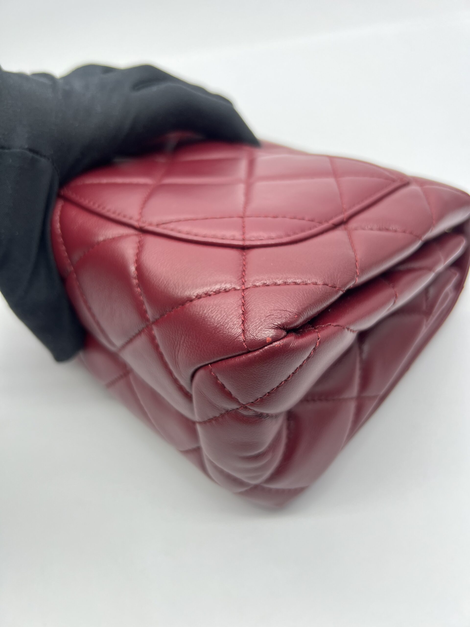 Color Match Flap Burgundy