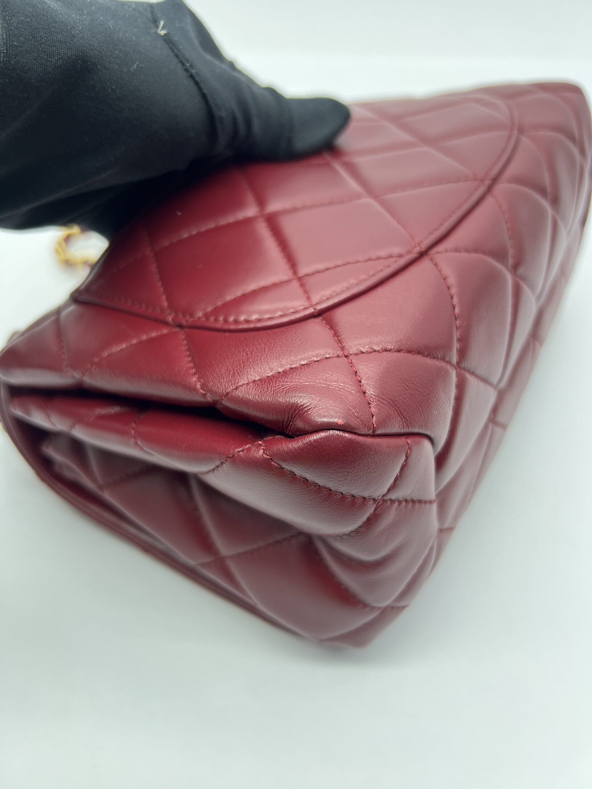 Color Match Flap Burgundy