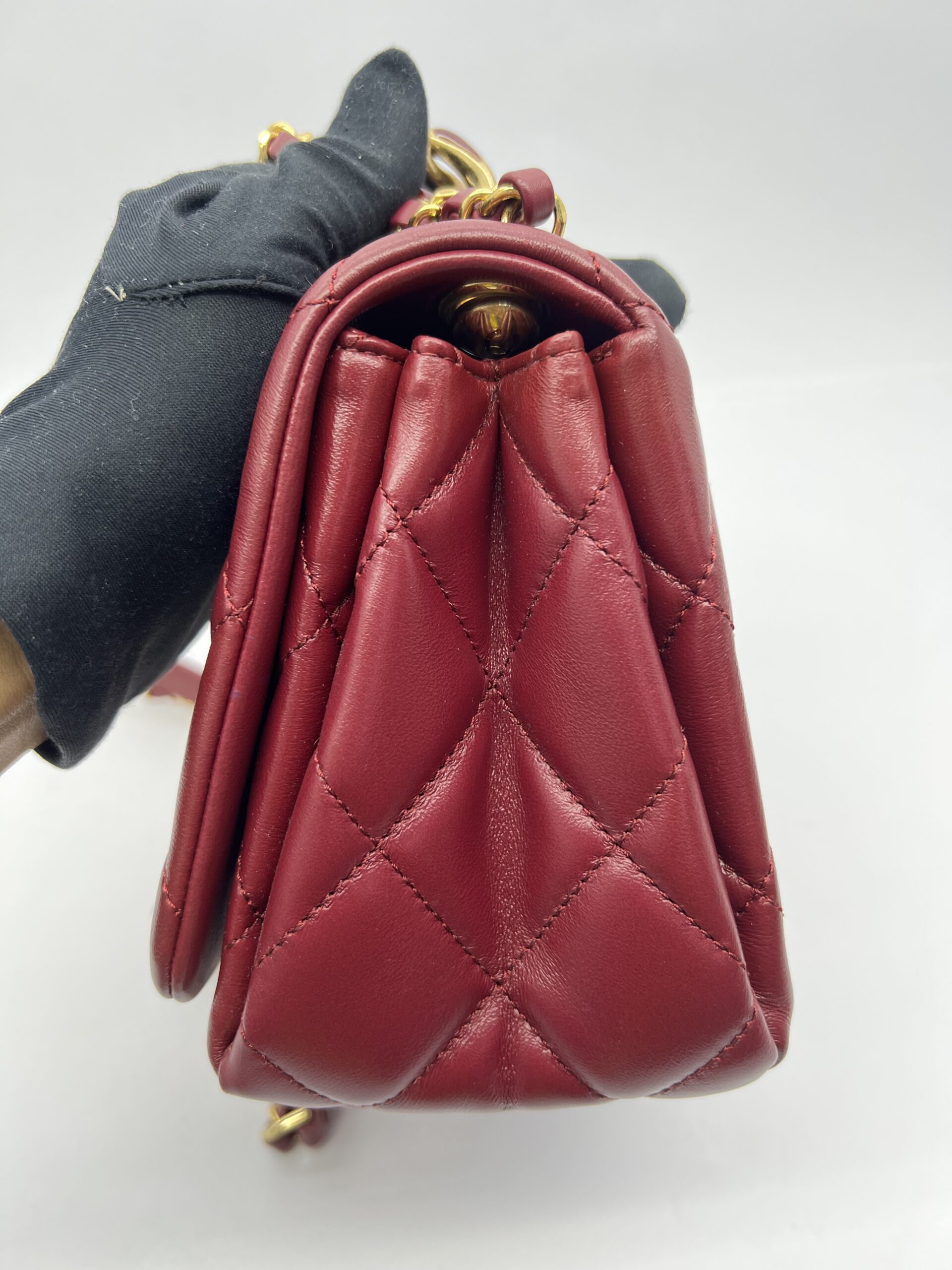 Color Match Flap Burgundy