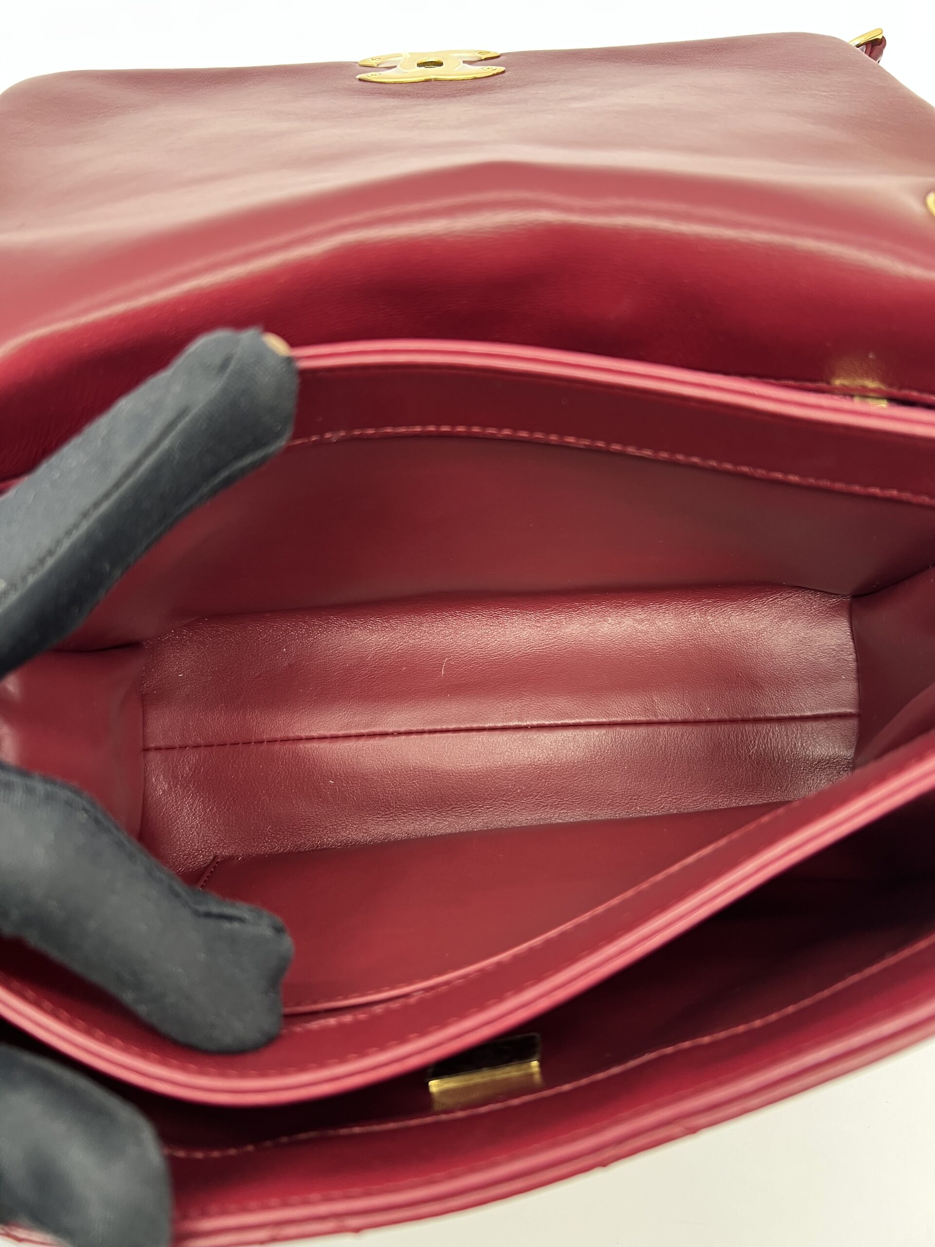 Color Match Flap Burgundy