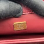 Color Match Flap Burgundy