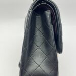 Classic Jumbo D-Flap Lambskin Black