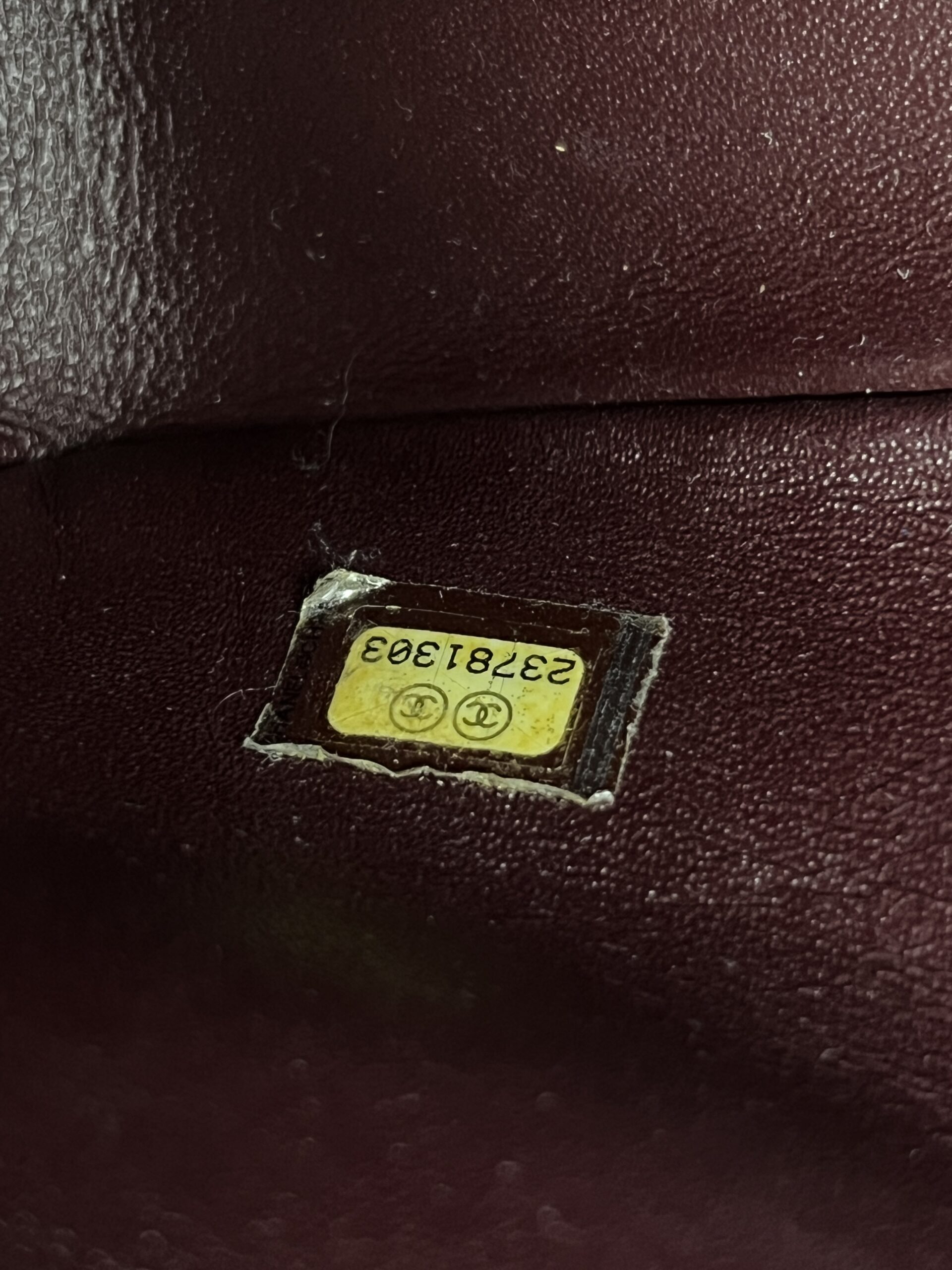 Classic Jumbo D-Flap Lambskin Black