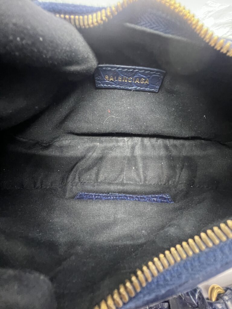 LE Cagole XS Croco Navy