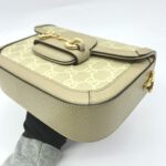 Horsebit 1955 Mini GG Supreme Beige And White