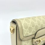 Horsebit 1955 Mini GG Supreme Beige And White